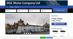 Desktop Screenshot of dgcmotorco.co.uk