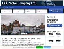 Tablet Screenshot of dgcmotorco.co.uk